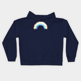 Pastel Scribble Rainbow Kids Hoodie